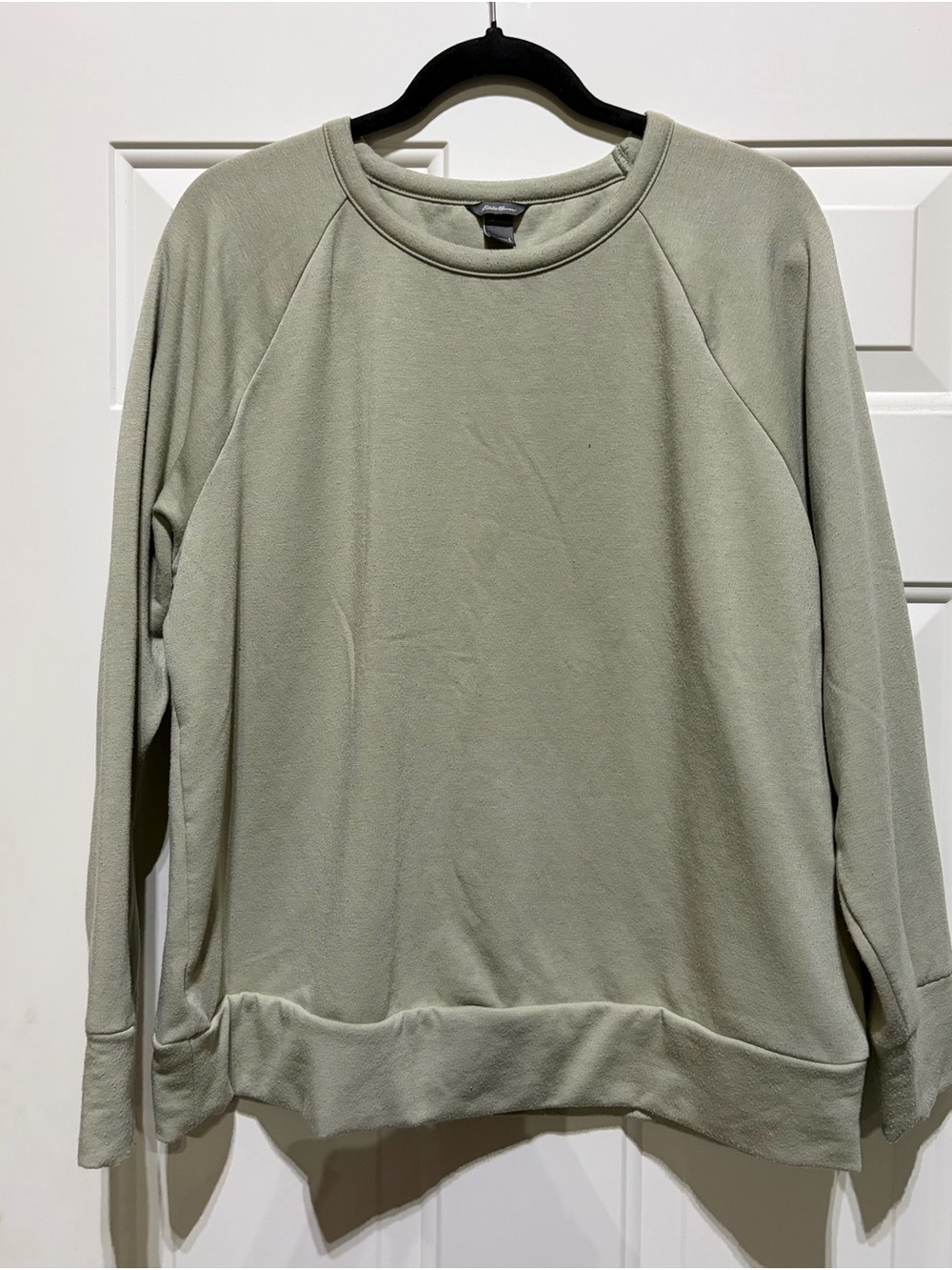 Light Sage Crewneck Sweater - Eddie Bauer Pullover